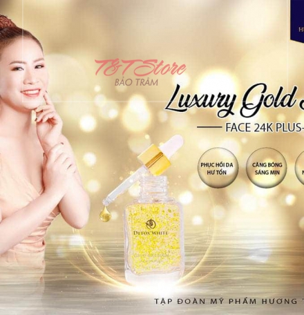 Whitening Serum Face Luxuly Gold Hương Thảo Group